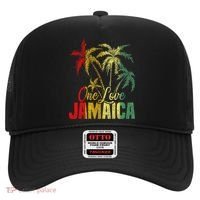 One Love Jamaica Caribbean Vacation Reggae Hat thumb 0