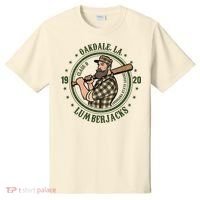 Oakdale Louisiana Lumberjacks Vintage Baseball Team T-Shirt thumb 0