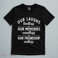 Our Laughs Limitless Memories Countless Friendship Endless Vneck T-Shirt thumb 5