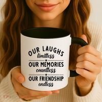 Our Laughs Limitless Memories Countless Friendship Endless Vneck Coffee Mug thumb 3