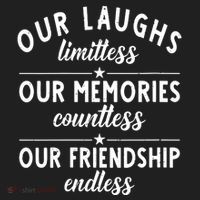 Our Laughs Limitless Memories Countless Friendship Endless Vneck Beanie thumb 2