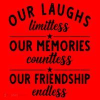 Our Laughs Limitless Memories Countless Friendship Endless Vneck Santa Hat thumb 1