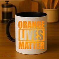 Orange Lives Matter Funny Donald Trump Coffee Mug thumb 4