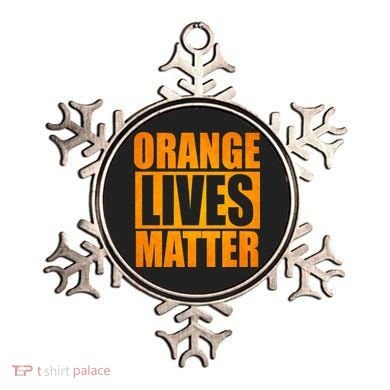 Orange Lives Matter Funny Donald Trump Ornament
