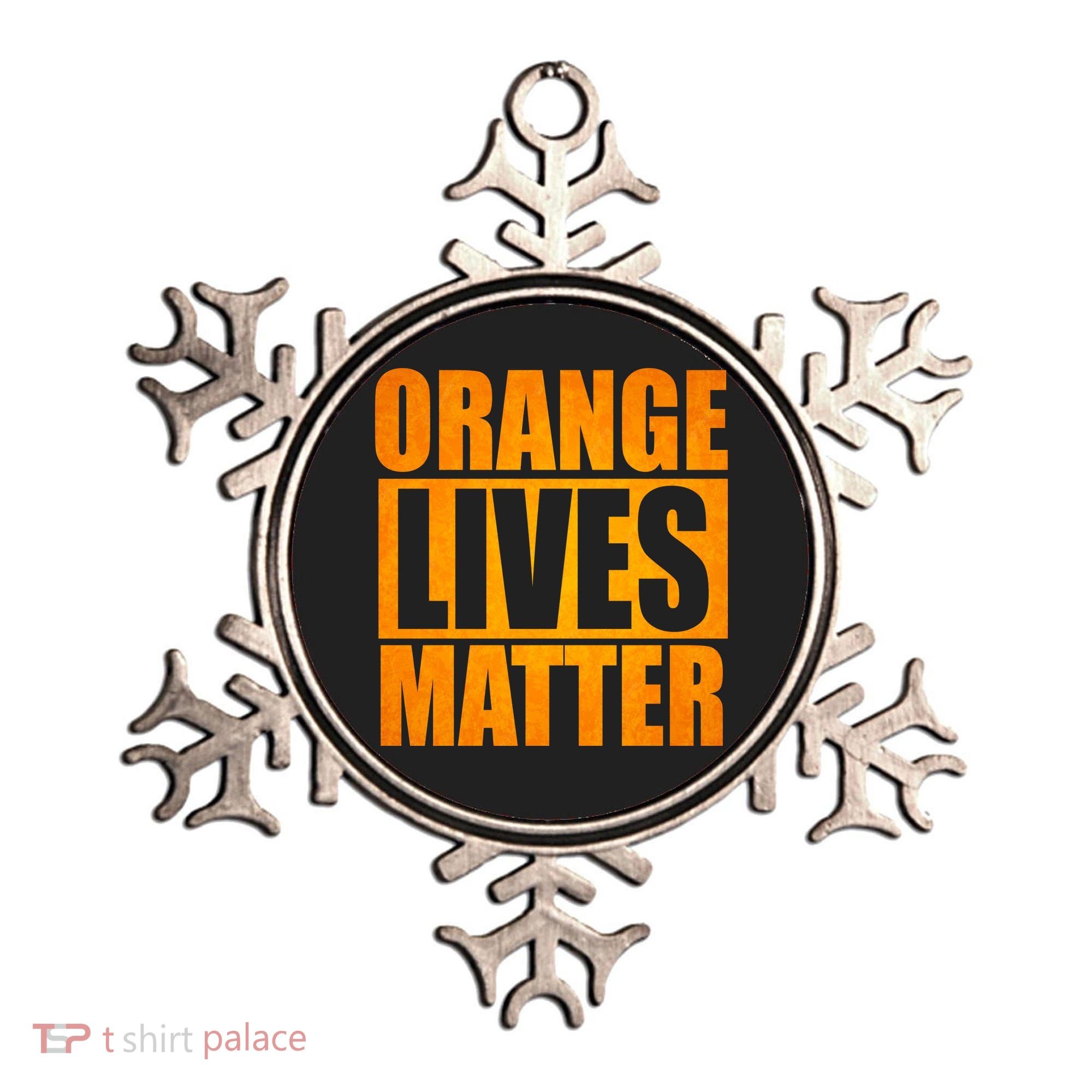 Orange Lives Matter Funny Donald Trump Ornament