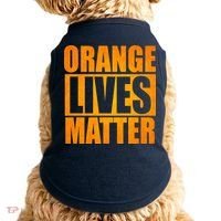 Orange Lives Matter Funny Donald Trump Doggie Tank thumb 0
