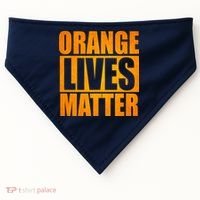 Orange Lives Matter Funny Donald Trump USA-Made Doggie Bandana thumb 0