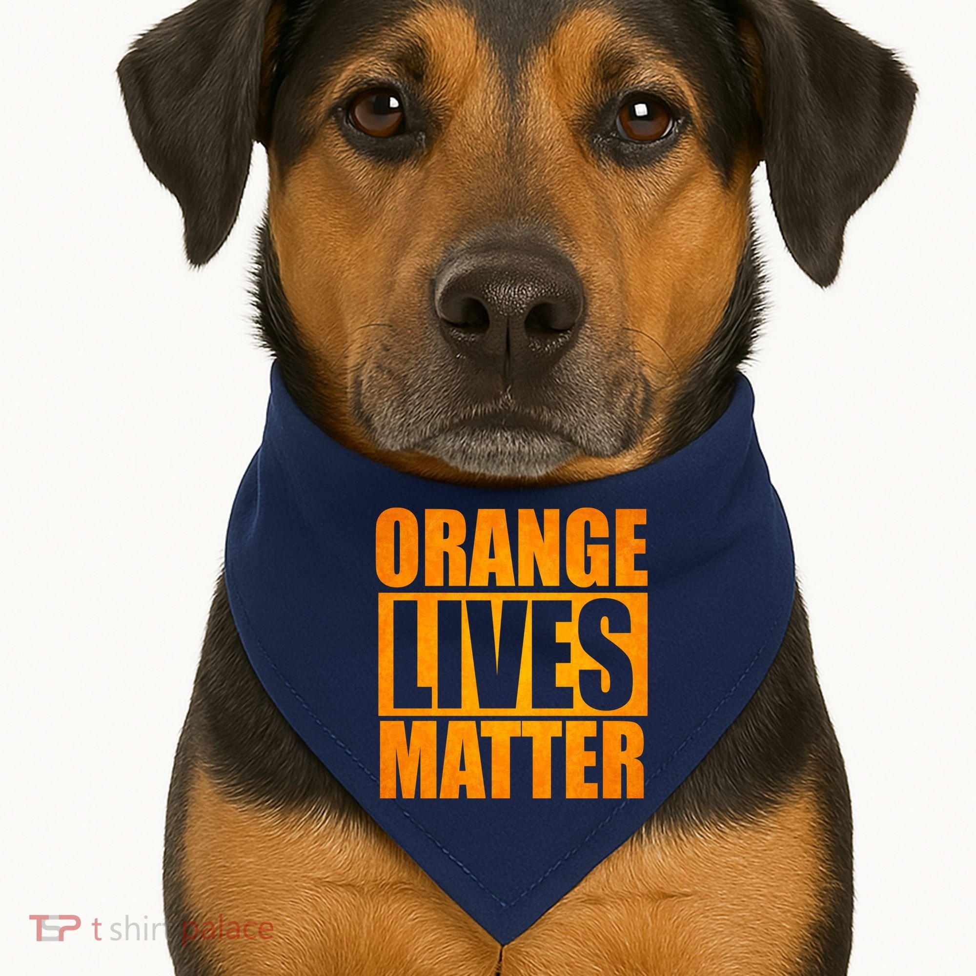 Orange Lives Matter Funny Donald Trump USA-Made Doggie Bandana