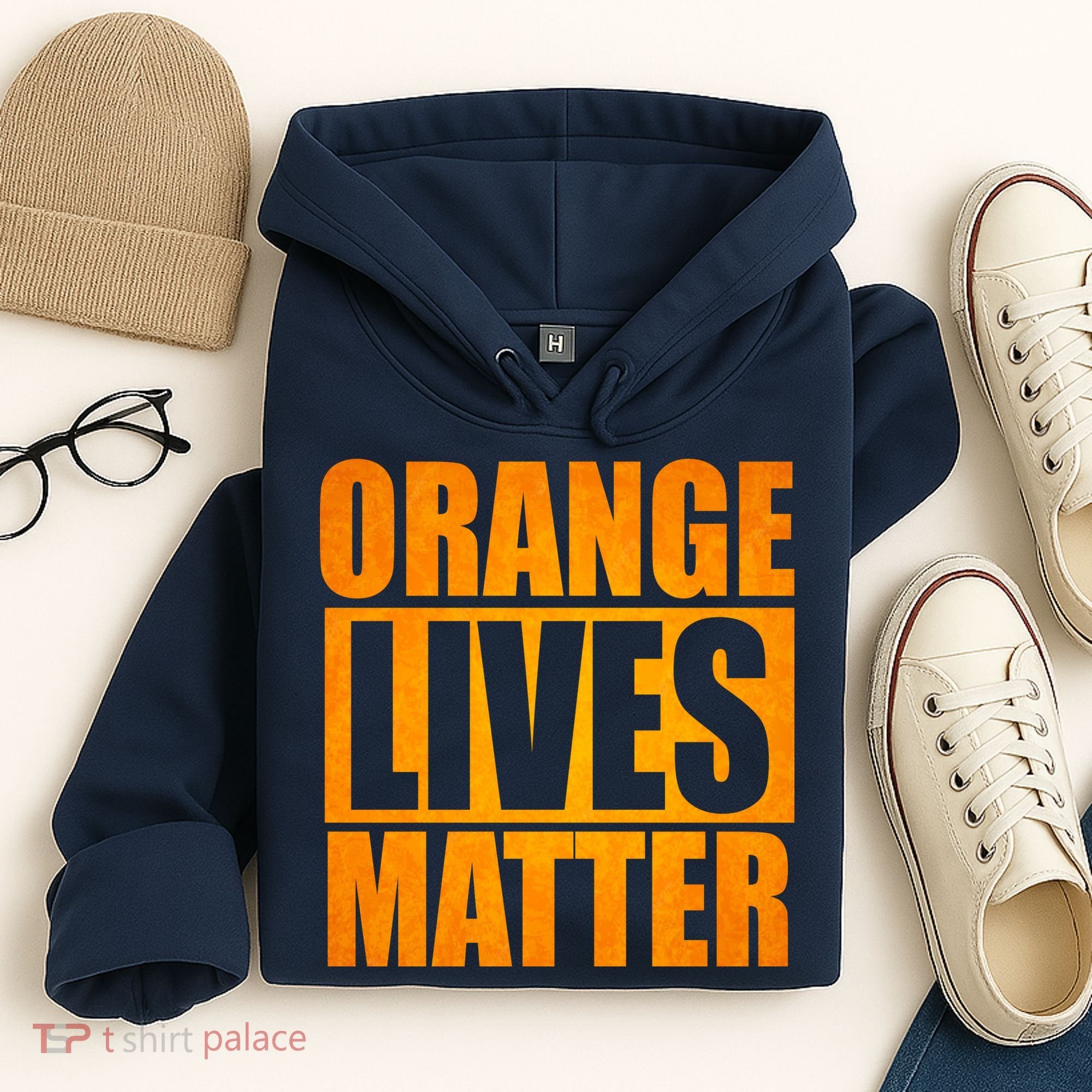 Orange Lives Matter Funny Donald Trump Hoodie