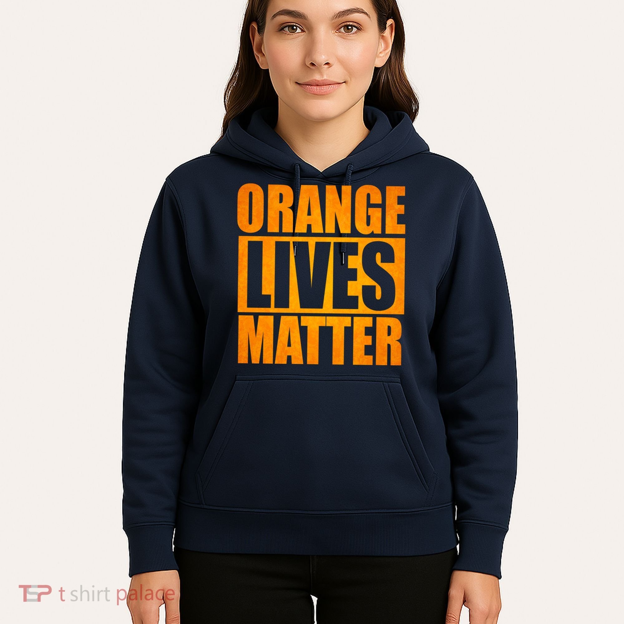 Orange Lives Matter Funny Donald Trump Hoodie