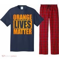 Orange Lives Matter Funny Donald Trump Pajama Set thumb 0