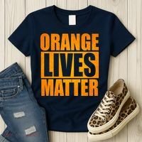 Orange Lives Matter Funny Donald Trump Women's T-Shirt thumb 3