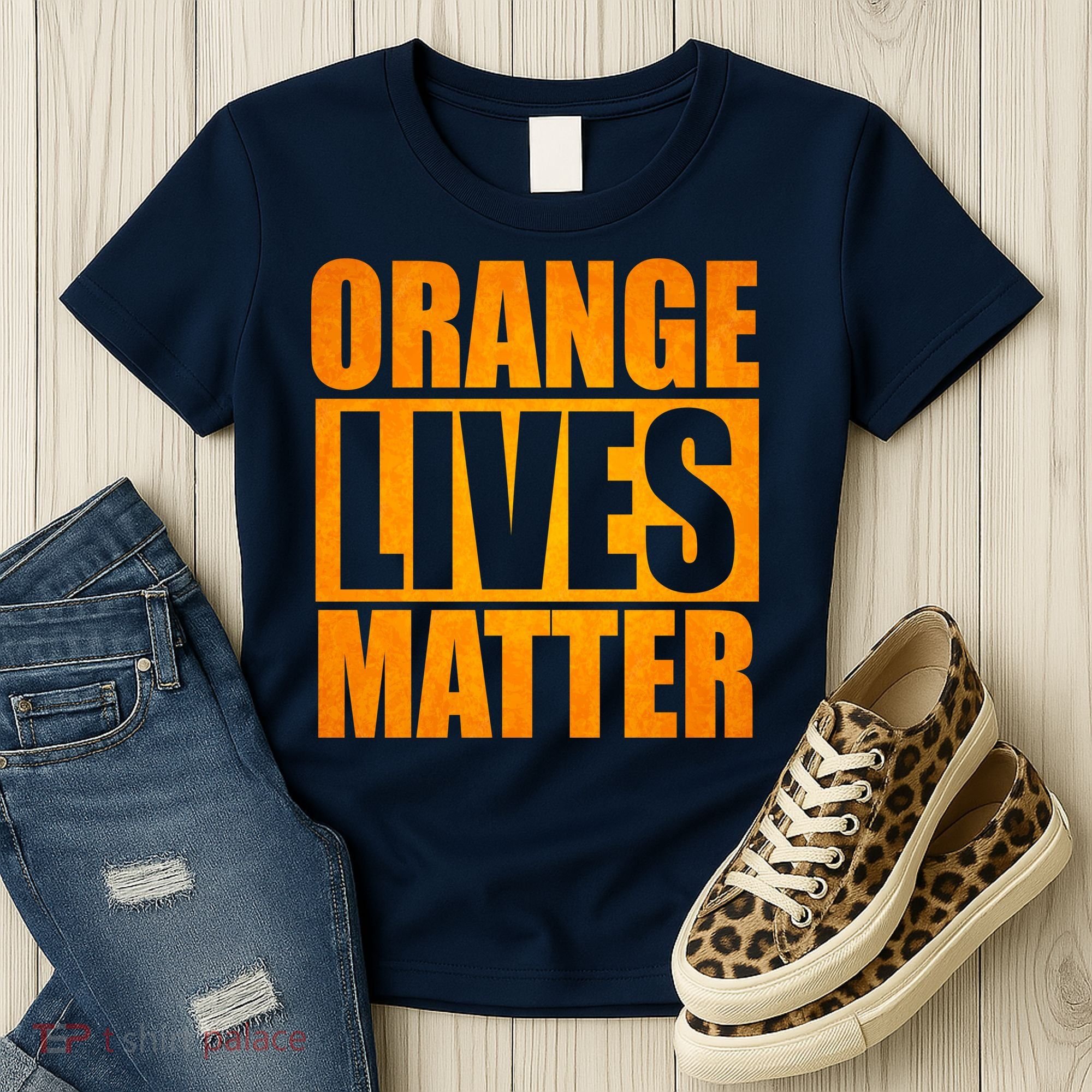 Orange Lives Matter Funny Donald Trump Women's T-Shirt