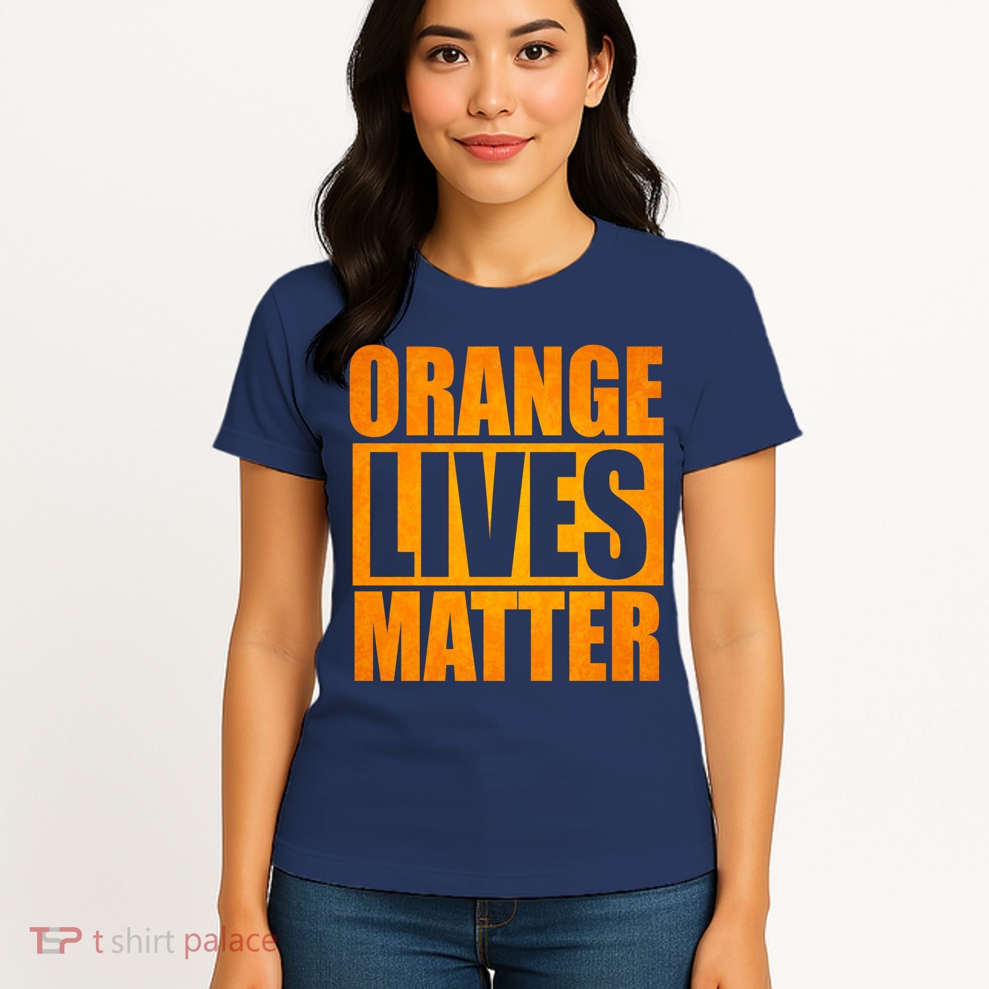 Orange Lives Matter Funny Donald Trump Women's T-Shirt