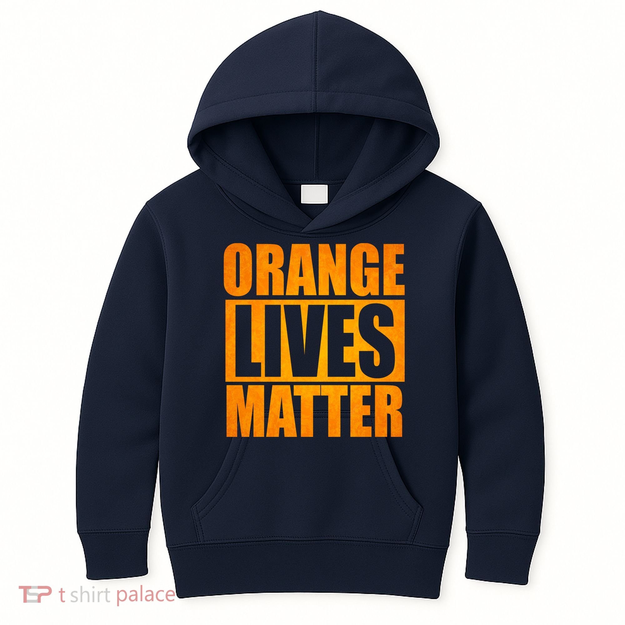 Orange Lives Matter Funny Donald Trump Kids Hoodie