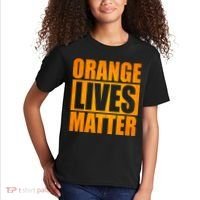 Orange Lives Matter Funny Donald Trump Kids T-Shirt thumb 2