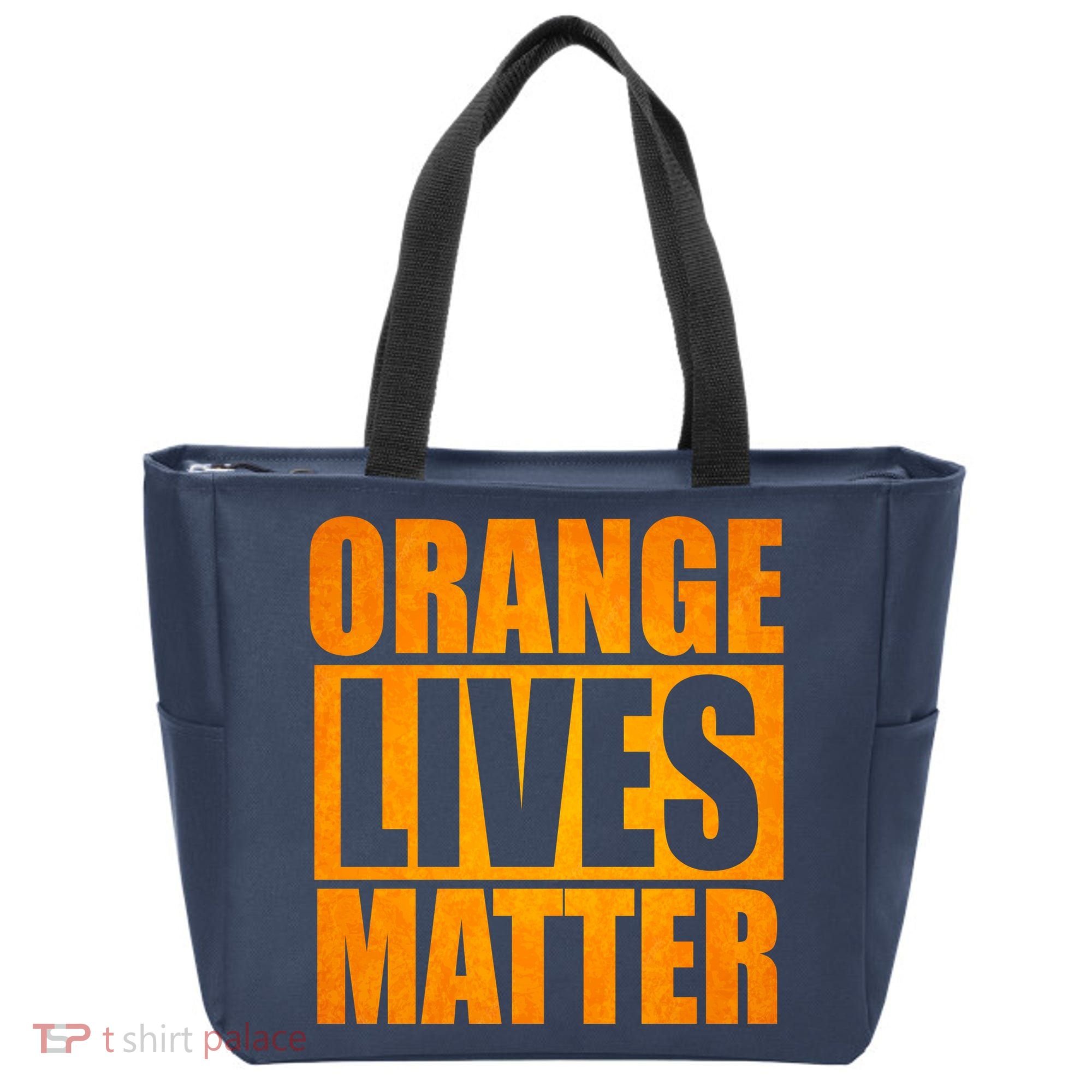 Orange Lives Matter Funny Donald Trump Tote Bag