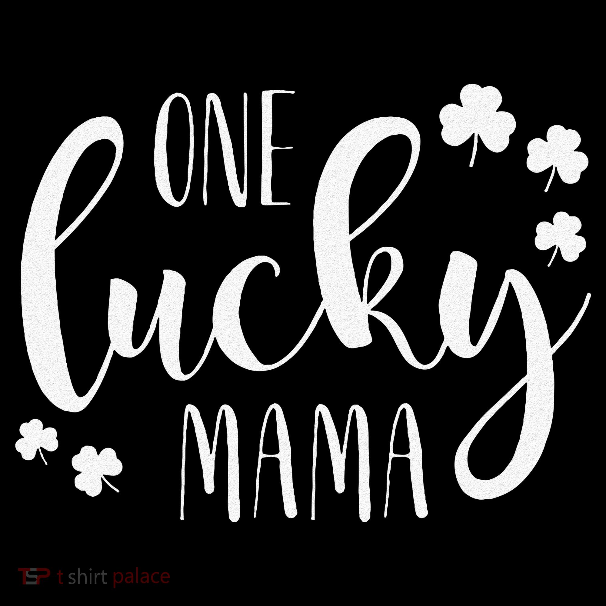 One Lucky Mama St Patricks Day Irish Mom Shamrock Momma Coffee Mug