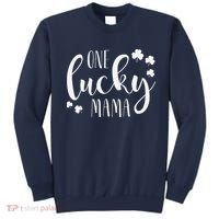 One Lucky Mama St Patricks Day Irish Mom Shamrock Momma Sweatshirt thumb 0