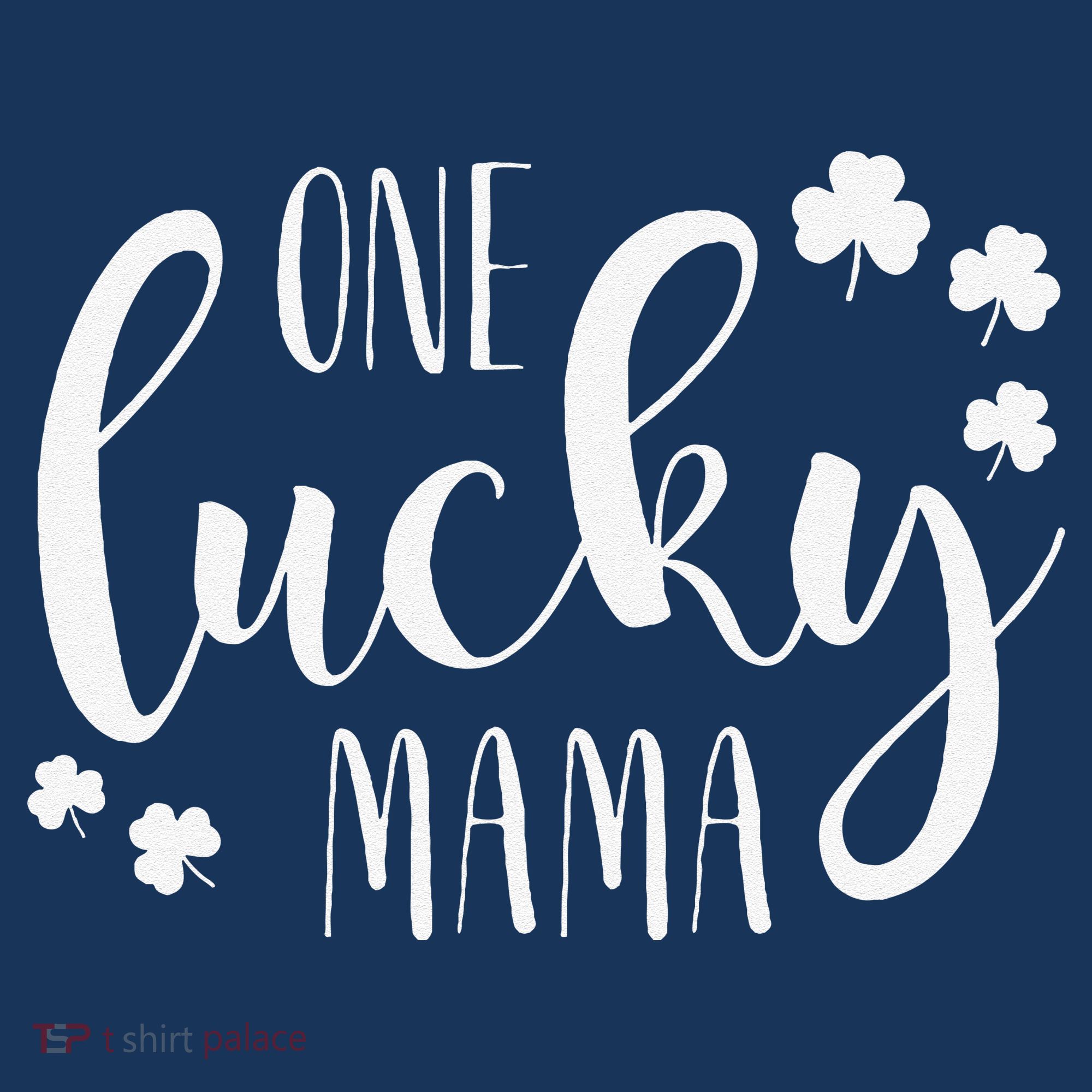 One Lucky Mama St Patricks Day Irish Mom Shamrock Momma Beanie
