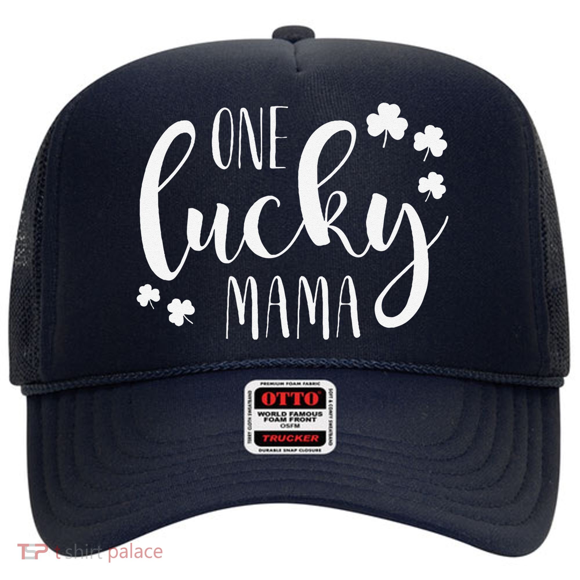 One Lucky Mama St Patricks Day Irish Mom Shamrock Momma Hat