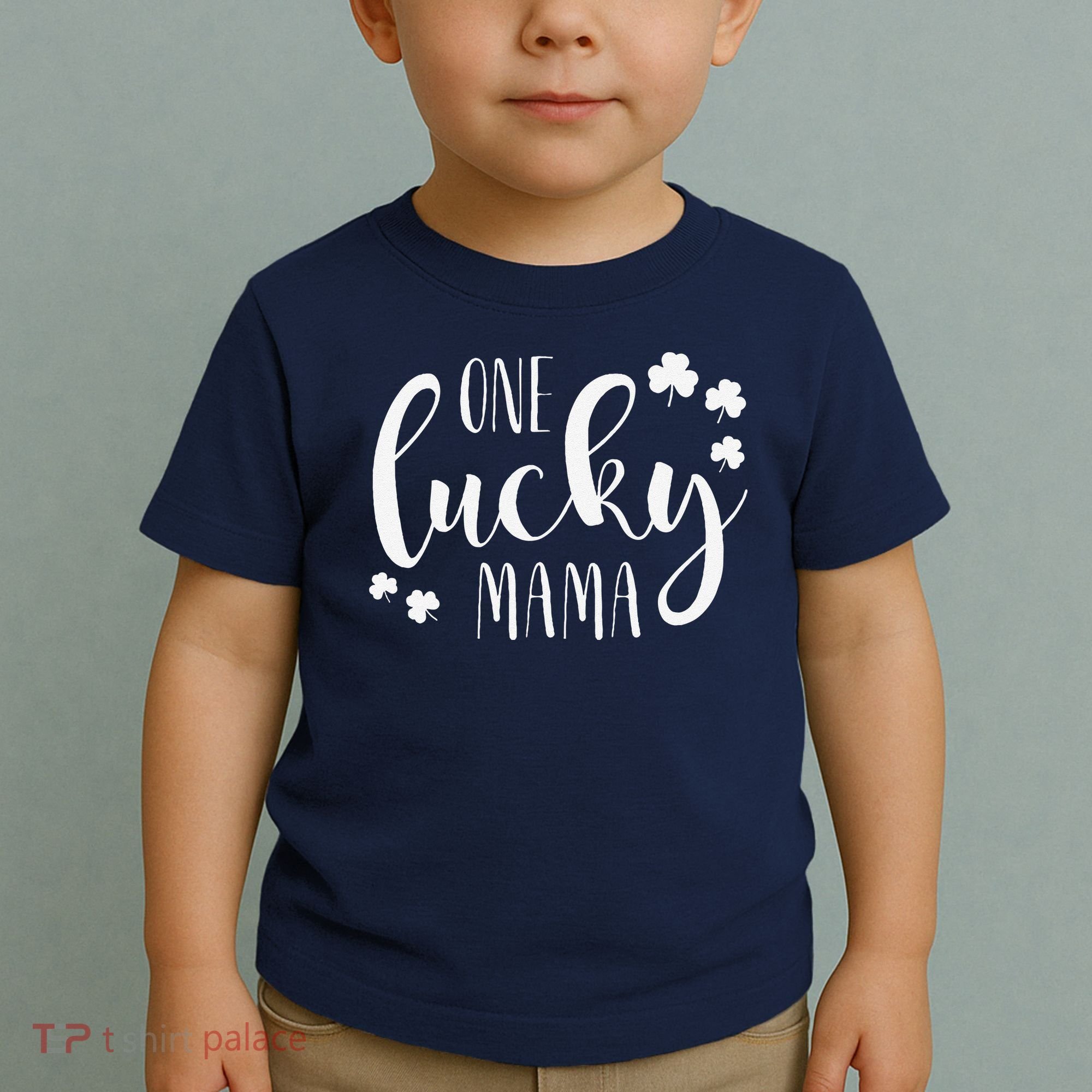 One Lucky Mama St Patricks Day Irish Mom Shamrock Momma Toddler T-Shirt
