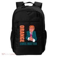 Orange Lives Matter Funny Trump Backpack thumb 0