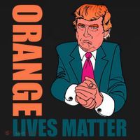 Orange Lives Matter Funny Trump Toddler Hoodie thumb 2