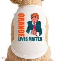 Orange Lives Matter Funny Trump Doggie Tank thumb 0