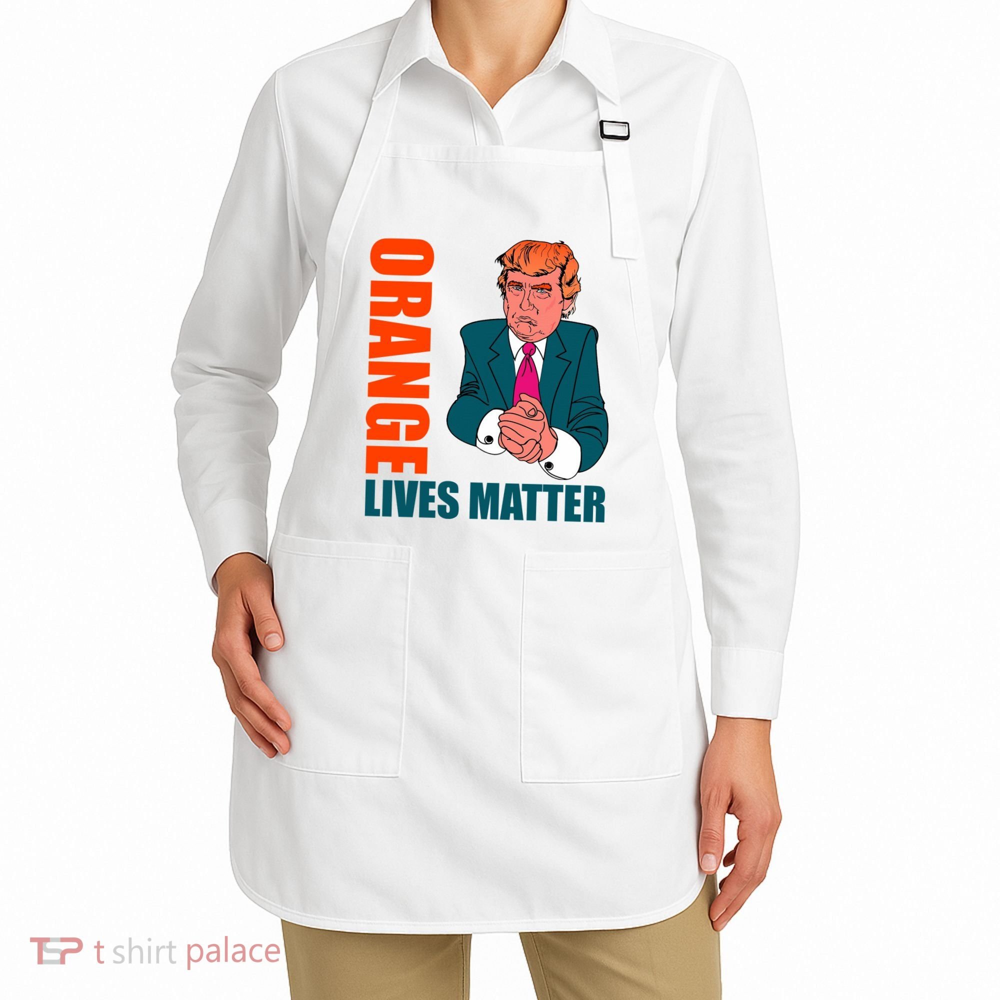 Orange Lives Matter Funny Trump Apron