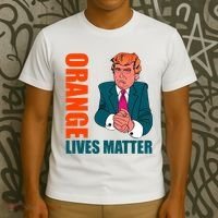 Orange Lives Matter Funny Trump T-Shirt thumb 3
