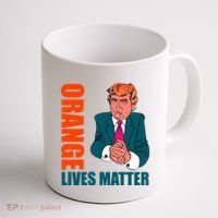 Orange Lives Matter Funny Trump Coffee Mug thumb 1