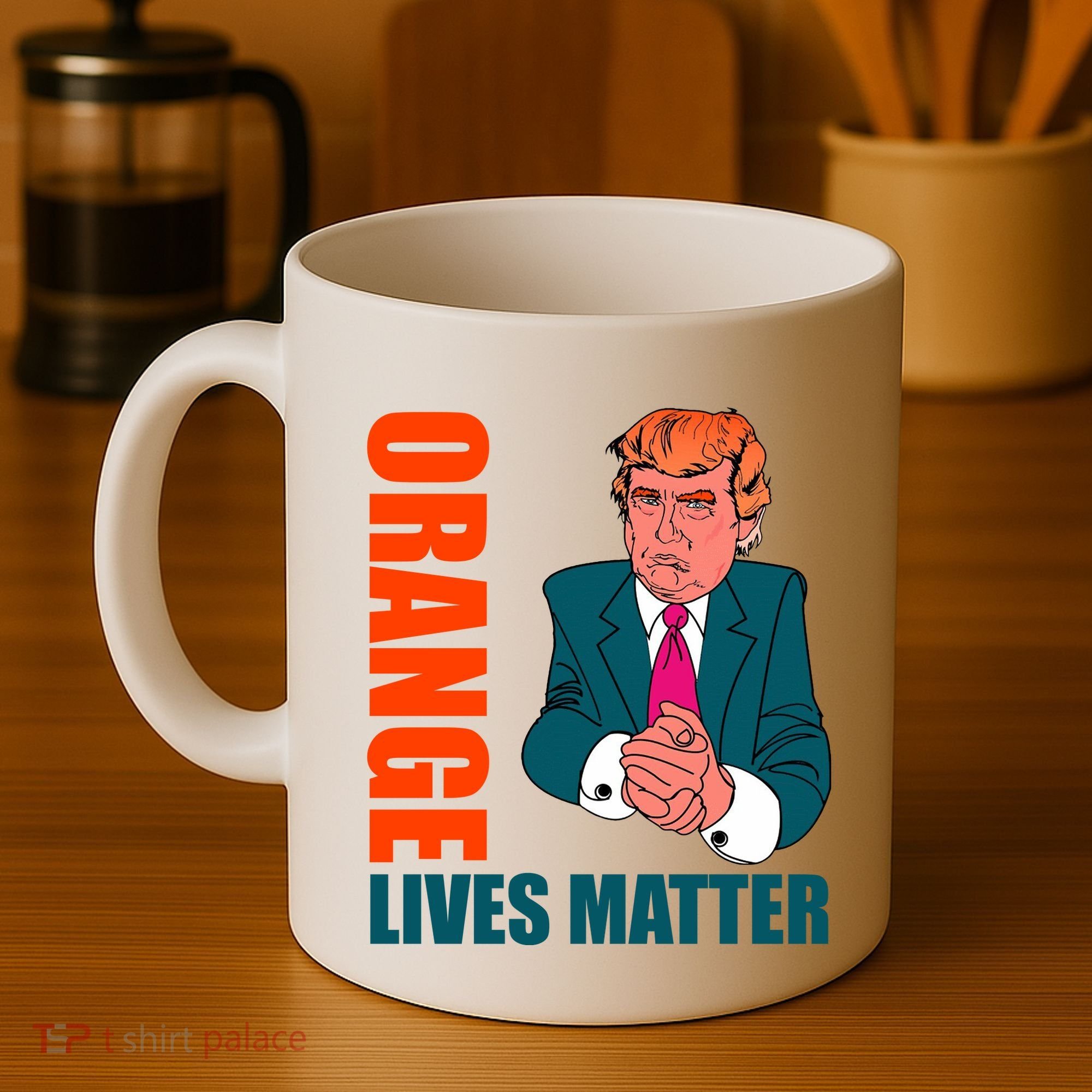 Orange Lives Matter Funny Trump Coffee Mug