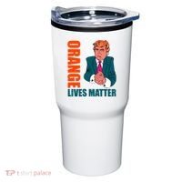 Orange Lives Matter Funny Trump Tumbler thumb 0