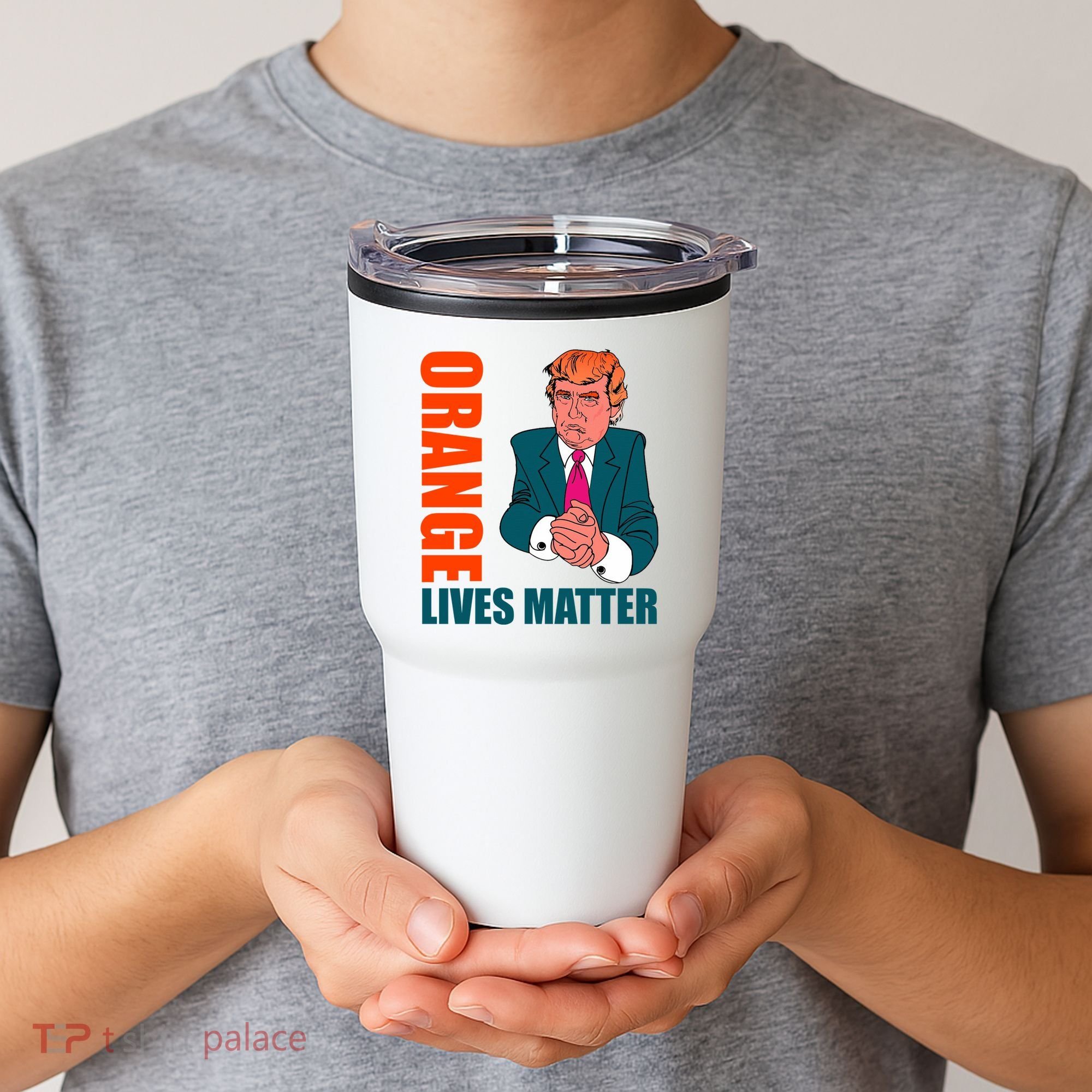 Orange Lives Matter Funny Trump Tumbler