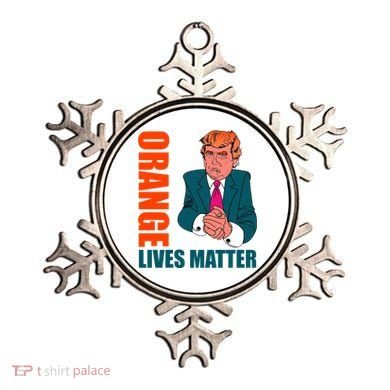 Orange Lives Matter Funny Trump Ornament