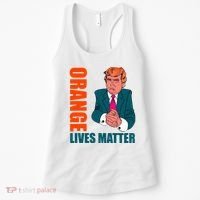 Orange Lives Matter Funny Trump Women's Tank Top thumb 0