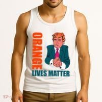 Orange Lives Matter Funny Trump Tank Top thumb 3