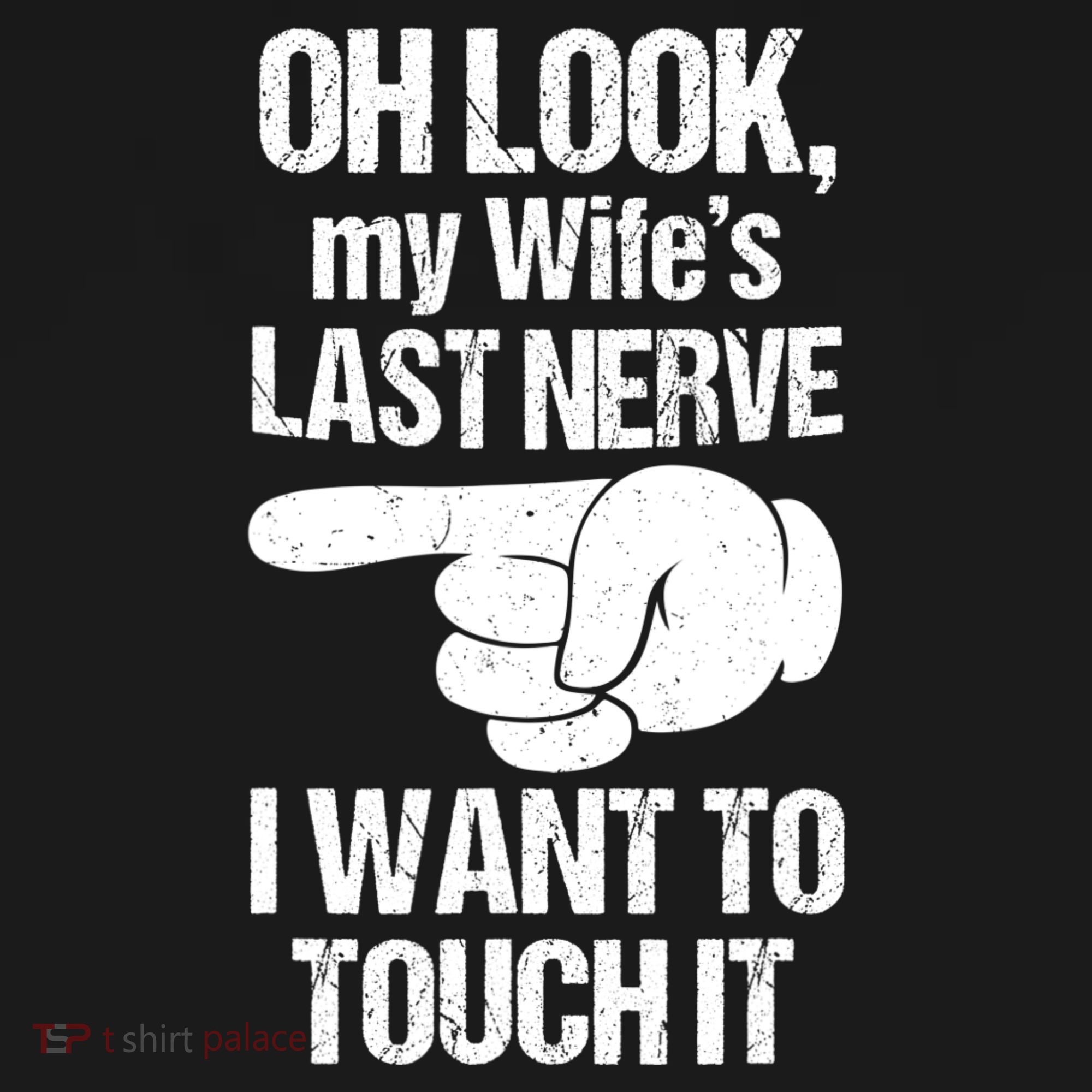 Oh Look My Wife's Last Nerve I Want To Touch It Sarcastic Kids Sweatshirt