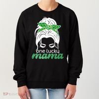 One Lucky Mama St Patricks Day Women's Sweatshirt thumb 0