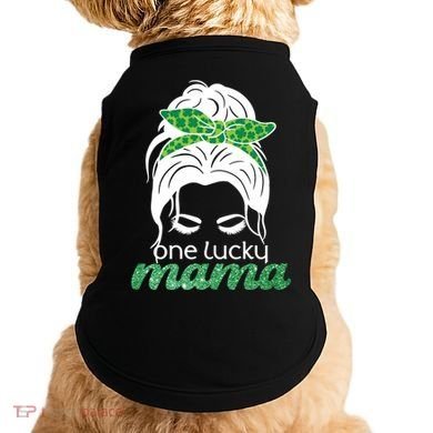 One Lucky Mama St Patricks Day Doggie Tank