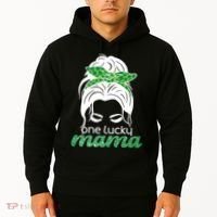 One Lucky Mama St Patricks Day Hoodie thumb 2
