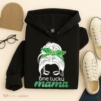 One Lucky Mama St Patricks Day Hoodie thumb 4