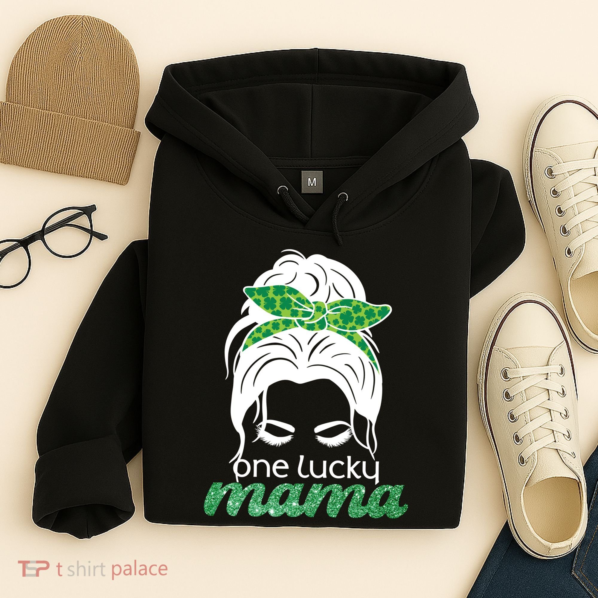 One Lucky Mama St Patricks Day Hoodie