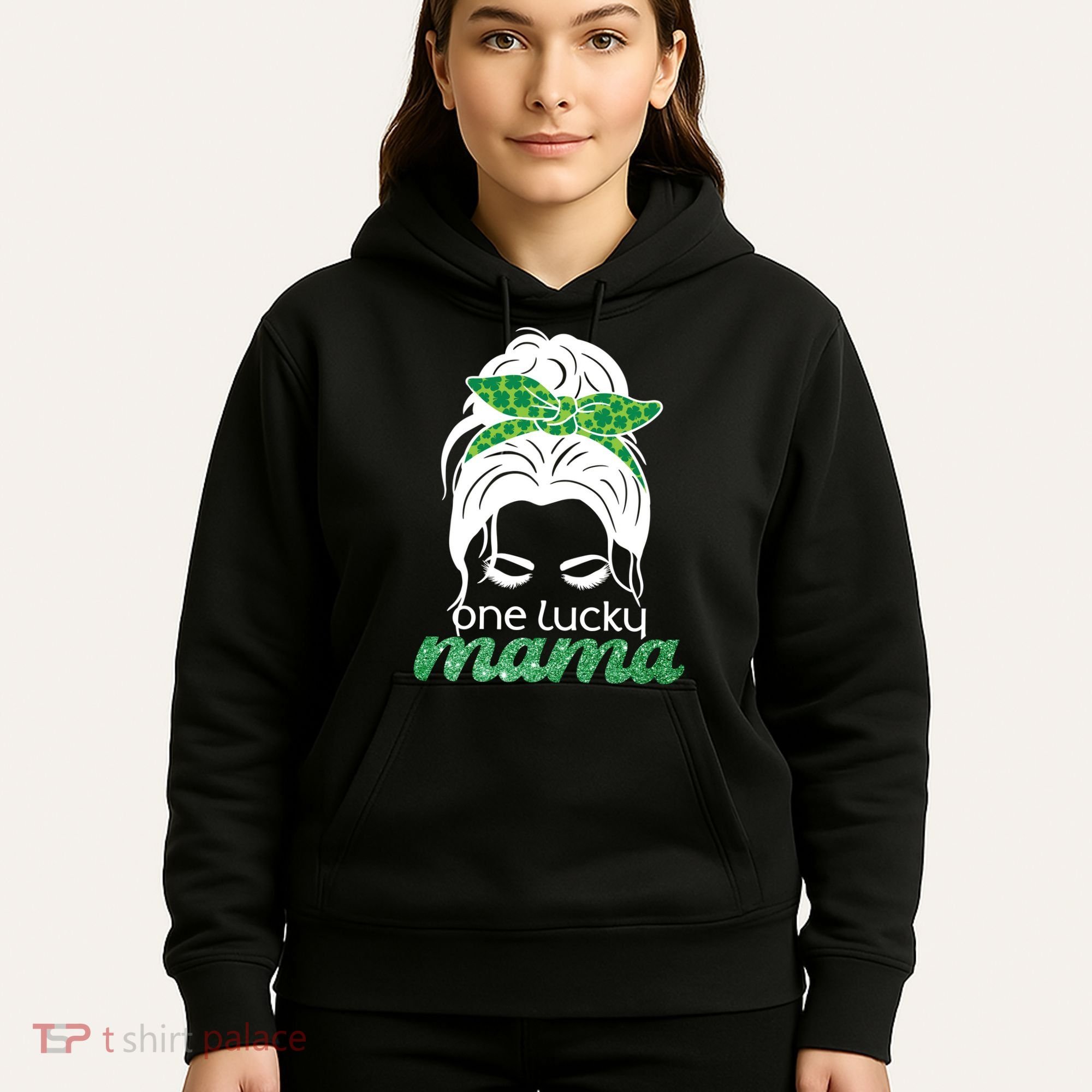 One Lucky Mama St Patricks Day Hoodie