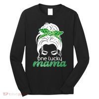 One Lucky Mama St Patricks Day Long Sleeve Shirt thumb 0
