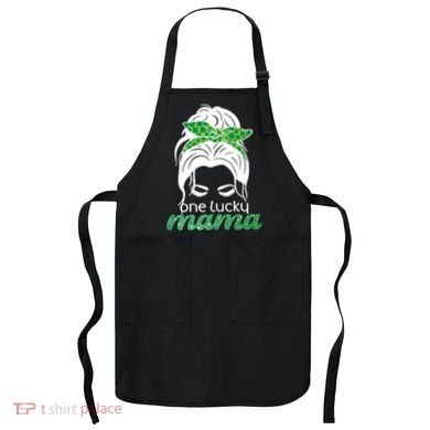 One Lucky Mama St Patricks Day Apron