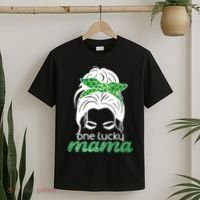 One Lucky Mama St Patricks Day T-Shirt thumb 2