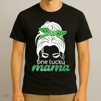 One Lucky Mama St Patricks Day T-Shirt thumb 3