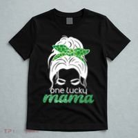 One Lucky Mama St Patricks Day T-Shirt thumb 5